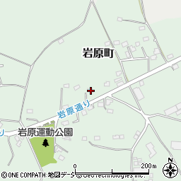 栃木県宇都宮市岩原町654-3周辺の地図