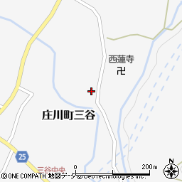 富山県砺波市庄川町三谷2309周辺の地図