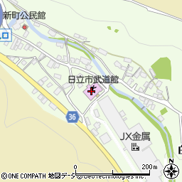 日立市役所　日立武道館周辺の地図
