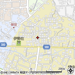長野県長野市稲里町中氷鉋888-51周辺の地図