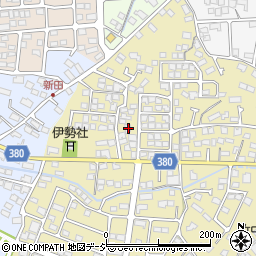 長野県長野市稲里町中氷鉋888-50周辺の地図