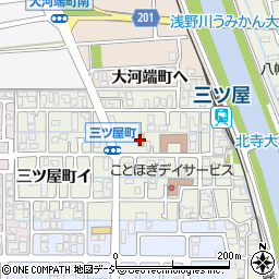 セブンイレブン金沢三ツ屋町店周辺の地図