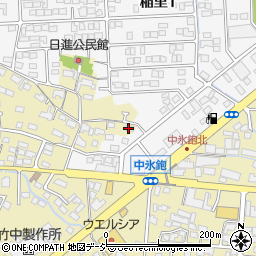 長野県長野市稲里町中氷鉋1189周辺の地図