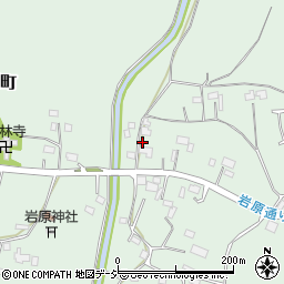 栃木県宇都宮市岩原町555周辺の地図