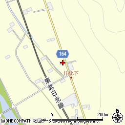 栃木県鹿沼市板荷110周辺の地図