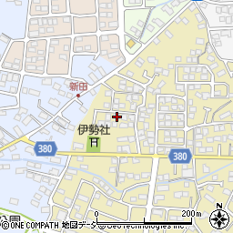 長野県長野市稲里町中氷鉋849-8周辺の地図