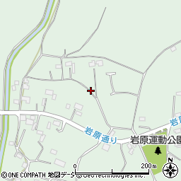 栃木県宇都宮市岩原町周辺の地図