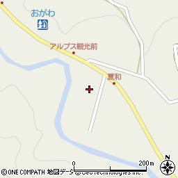コメリハード＆グリーン長野小川店周辺の地図