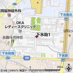 長野県長野市下氷鉋周辺の地図