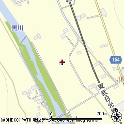 栃木県鹿沼市板荷117周辺の地図