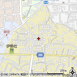 長野県長野市稲里町中氷鉋888-36周辺の地図