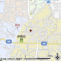 長野県長野市稲里町中氷鉋848周辺の地図