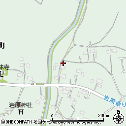 栃木県宇都宮市岩原町554周辺の地図