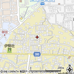 長野県長野市稲里町中氷鉋888-38周辺の地図