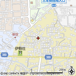 長野県長野市稲里町中氷鉋855-1周辺の地図