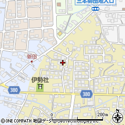 長野県長野市稲里町中氷鉋854-3周辺の地図