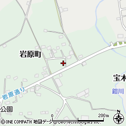 栃木県宇都宮市岩原町661周辺の地図