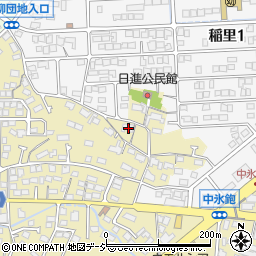 長野県長野市稲里町中氷鉋1283周辺の地図