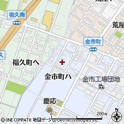 石川県金沢市金市町ハ17周辺の地図