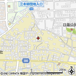 長野県長野市稲里町中氷鉋865-32周辺の地図