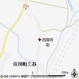 富山県砺波市庄川町三谷2177周辺の地図