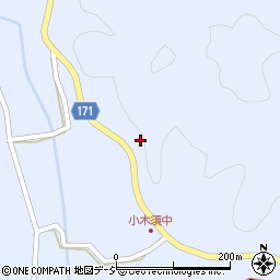 栃木県那須烏山市小木須1464周辺の地図