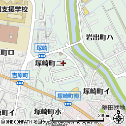石川県金沢市塚崎町周辺の地図