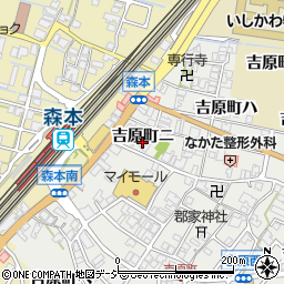 石川県金沢市吉原町ニ周辺の地図