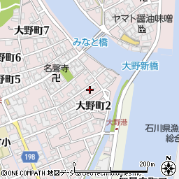 浜庄商店周辺の地図