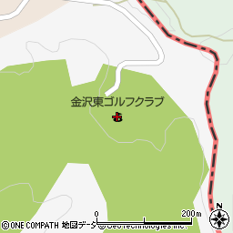 金沢東ゴルフクラブ周辺の地図