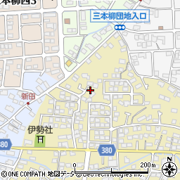 長野県長野市稲里町中氷鉋858-2周辺の地図