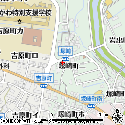 石川県金沢市塚崎町（ニ）周辺の地図