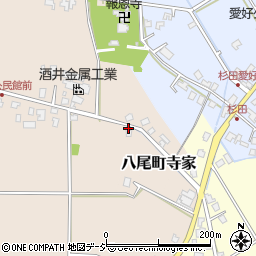 富山県富山市八尾町寺家935周辺の地図
