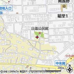 長野県長野市稲里町中氷鉋1287周辺の地図
