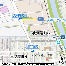 石川県金沢市大河端町ヘ143周辺の地図