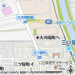石川県金沢市大河端町ヘ147周辺の地図