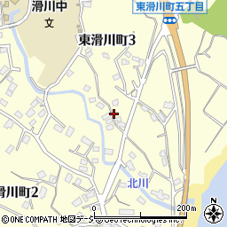 茨城県日立市東滑川町3丁目周辺の地図