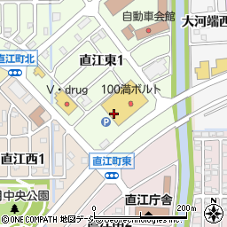 石川県金沢市直江町チ周辺の地図