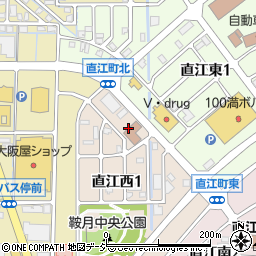 石川県金沢市直江町リ周辺の地図