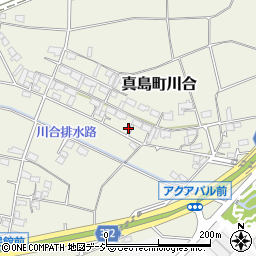 長野県長野市真島町川合966周辺の地図