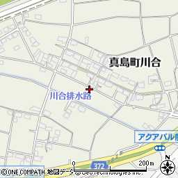 長野県長野市真島町川合481周辺の地図