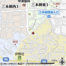 長野県長野市稲里町中氷鉋861-2周辺の地図