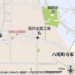 富山県富山市八尾町寺家45-2周辺の地図