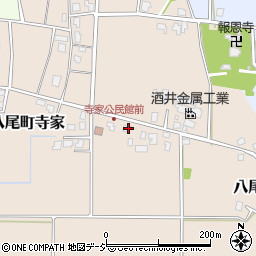 富山県富山市八尾町寺家88周辺の地図