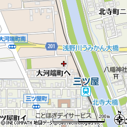 宿野塗装店周辺の地図