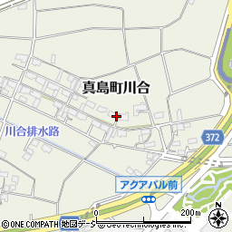 長野県長野市真島町川合968周辺の地図