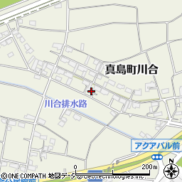 長野県長野市真島町川合961周辺の地図