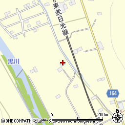 栃木県鹿沼市板荷121周辺の地図