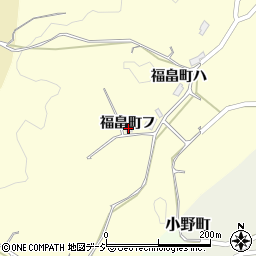 石川県金沢市福畠町フ周辺の地図