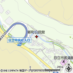 新町公民館周辺の地図